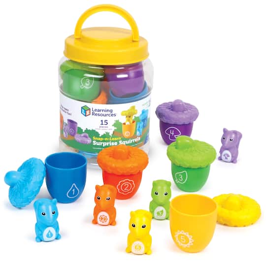 Learning Resources® Snap-n-Learn Surprise Squirrels Set